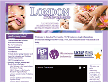 Tablet Screenshot of london-therapists.com